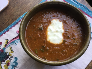 Winter is definitely here - curries and soups are order of the day...